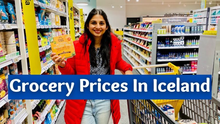 How Expensive Is 1 Week Grocery In Iceland | Food Prices In Iceland | Grocery Shopping In Travel