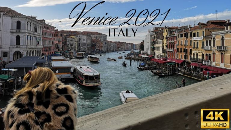Beautiful Venice Italy 4K –  Grande Canal – Piazza San Marco – Venice walking tour 2021 ULTRA HD