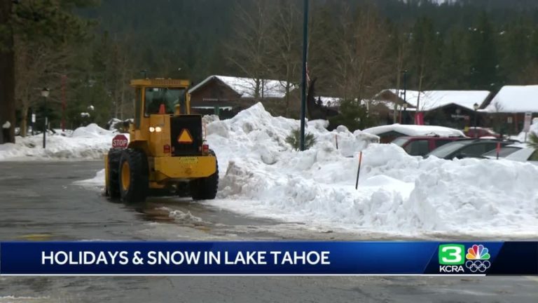 South Lake Tahoe sees rain and slush, visitors brace for snow