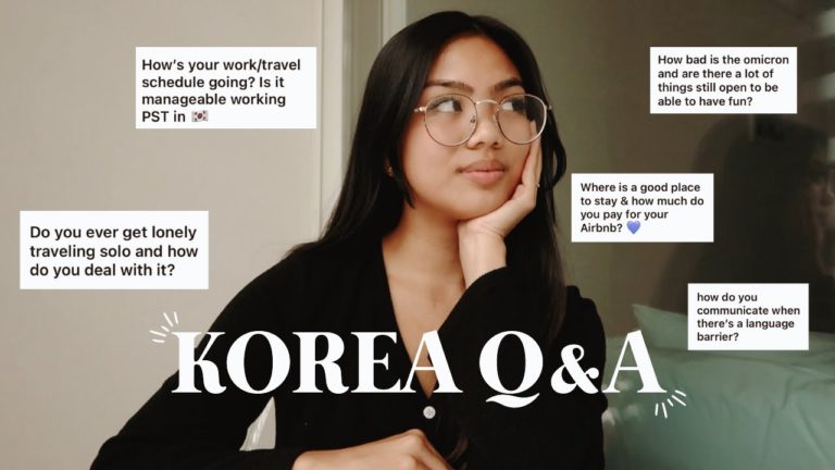 KOREA Q&A | language barrier, solo travel, covid guidelines
