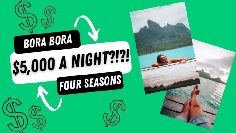 UNREAL suite at Four Seasons Bora Bora! Otemanu Overwater Suite