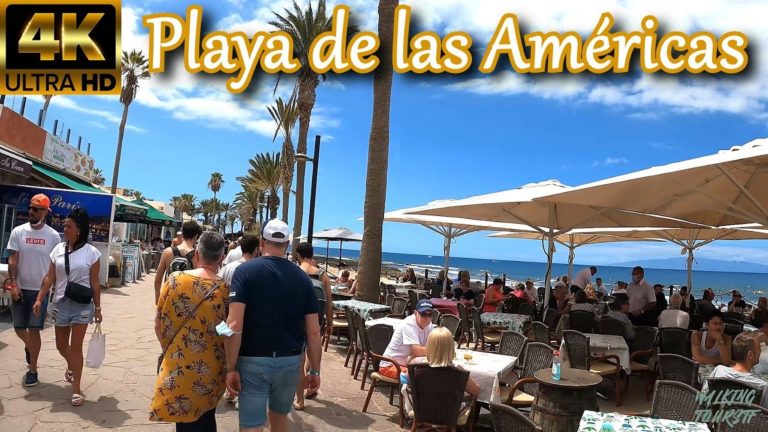 TENERIFE – PLAYA DE LAS AMÉRICAS | Busy Day | This is how it looks right Now ⛱️ 25 Mar 2022