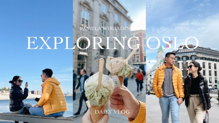 TRAVEL VLOG | Good Weather in Oslo | Retail Therapy | Gelato Date🤍￼☺️
