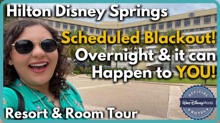 Hilton Lake Buena Vista Disney Springs (Resort & Room Tour & Explanation of Benefits) Disney World