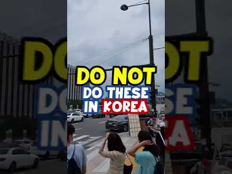 5 Things you CAN'T do In South Korea l #shorts #seoul #korea