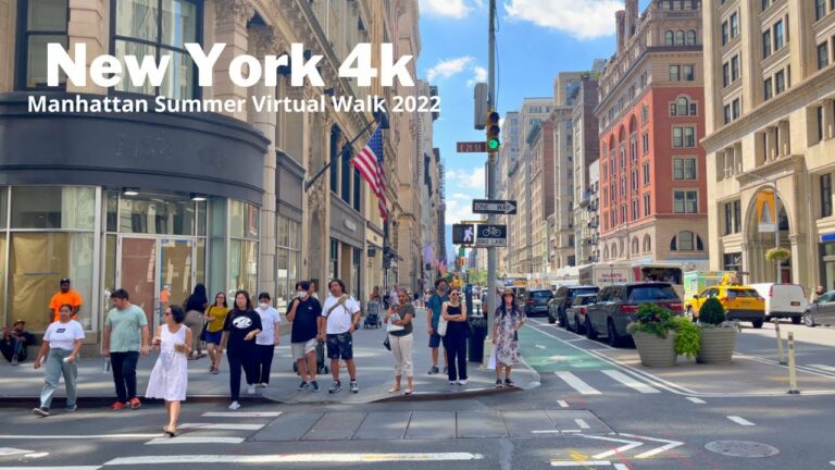 Virtual Walk NYC 4k Video Walking In New York City