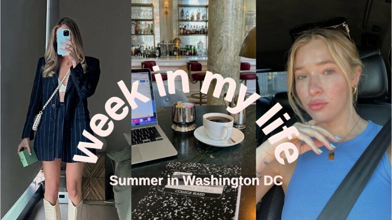 weekly vlog: a few days in my life in Washington DC :)