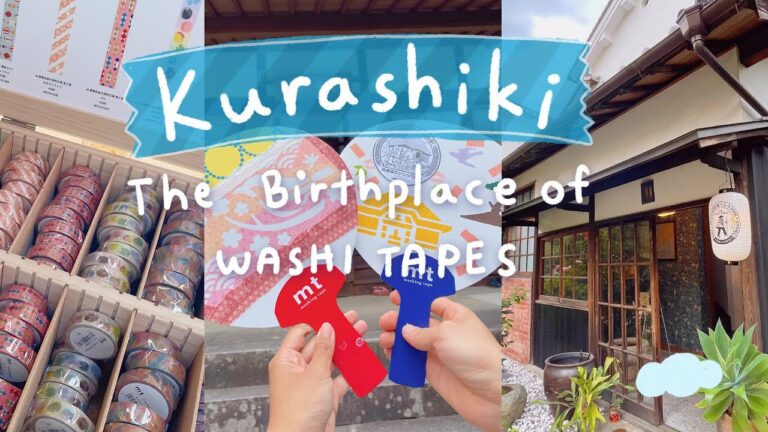 Kurashiki, Okayama: The Birthplace of Washi Tapes❗ | Japan Travel Vlog | Rainbowholic