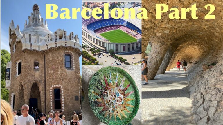 Barcelona in 4 Days Part 2 | Park Guell |Gothic Quarters | Camp NOU #barcelona #travel