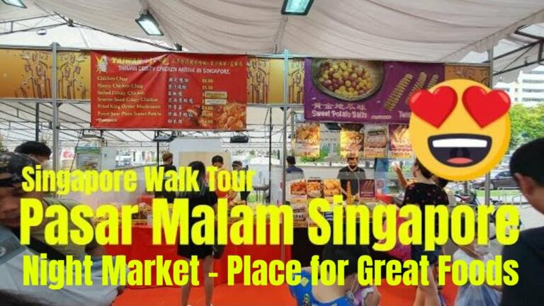 Pasar Malam Night Market 新加坡夜市 back in the neighbourhood | Singapore Walk Tour