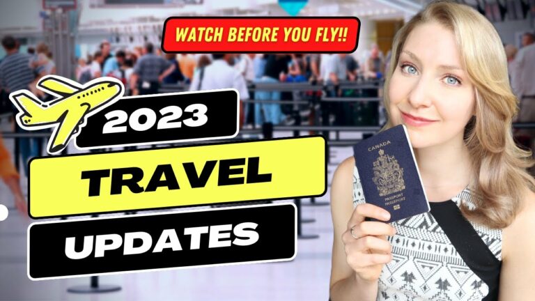 3 TRAVEL TIPS for flying in 2023 (what's new + how to avoid problems)