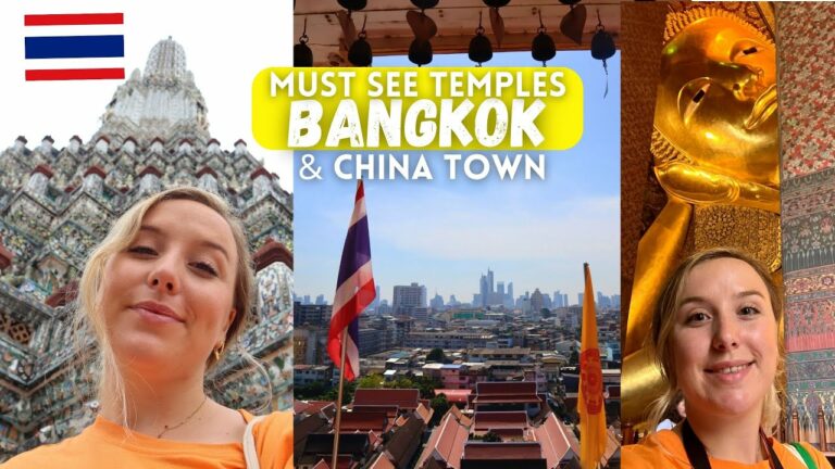 Must-See Temples in Bangkok & China Town | Southeast Asia Vlog 29