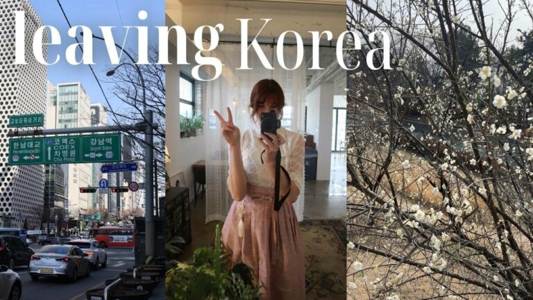 saying goodbye to Korea 🇰🇷🥲 (for now)