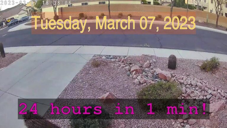 Front camera daily time lapse in Phoenix Arizona 03-07-2023 #timelapse #phoenix #arizona