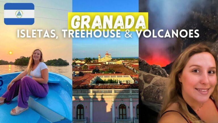 GRANADA: Look INTO a Volcano?! Treehouse Party & Isletas | Central America Backpacking Vlog 11