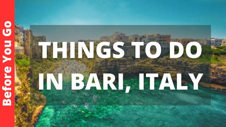 Bari Italy Travel Guide: 11 BEST Things To Do In Bari