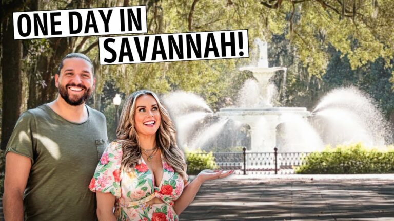 How to Spend One Day in Savannah, Georgia – Travel Vlog | Best Things to Do, See, & Eat!