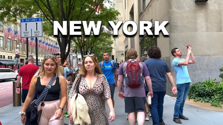 New York City Virtual Walking Tour – 5th Avenue to Grand Central Terminal – Manhattan 4K NYC Walk