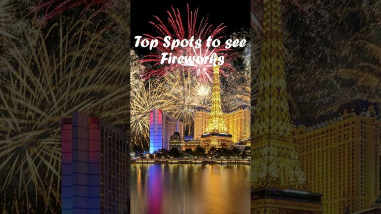 Las Vegas Fireworks #vegas #shorts #2023 #nye #newyear #2024 #vlog #place #america