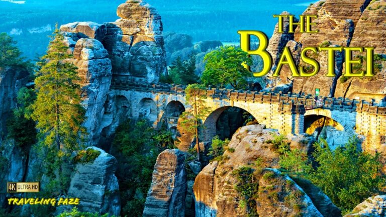 The Bastei, Germany 4K ~ Travel Guide (Relaxing Music)